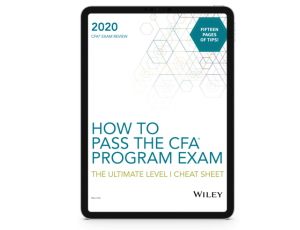 Free Ebook: How to Pass the CFA Exam - The Ultimate Cheat Sheet