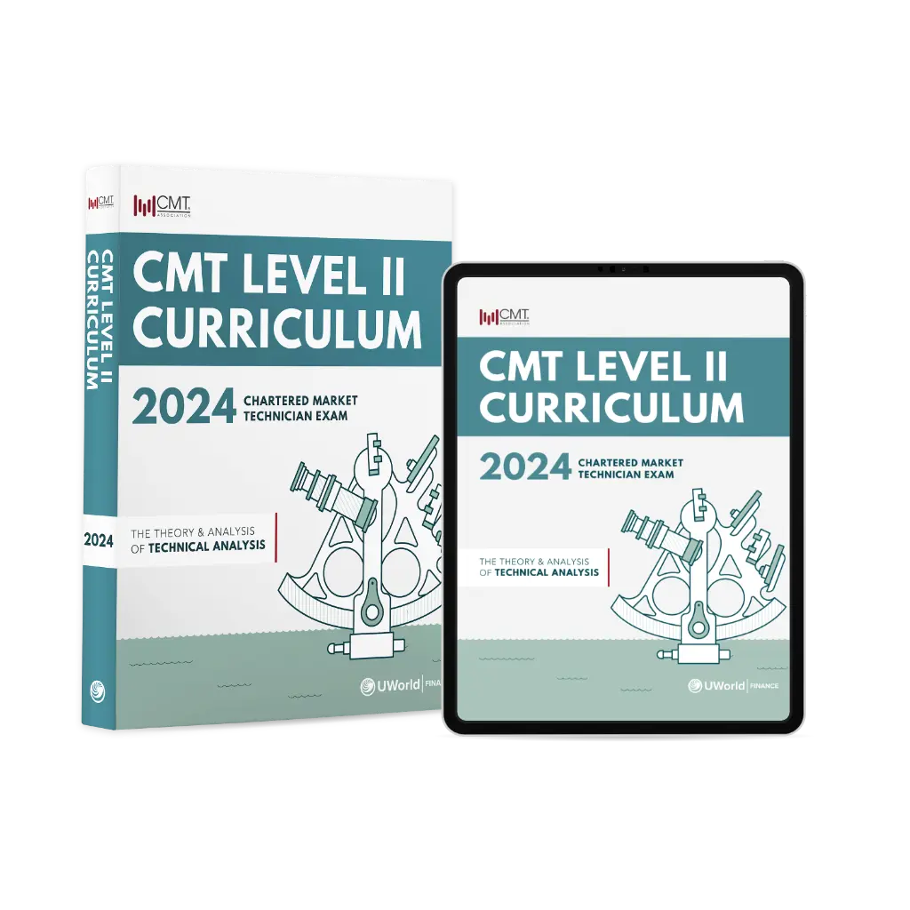 CMT Level II Curriculum covers on a tablet screen and physical book