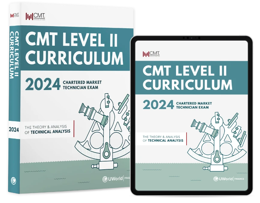 CMT Level II Curriculum covers on a tablet screen and physical book